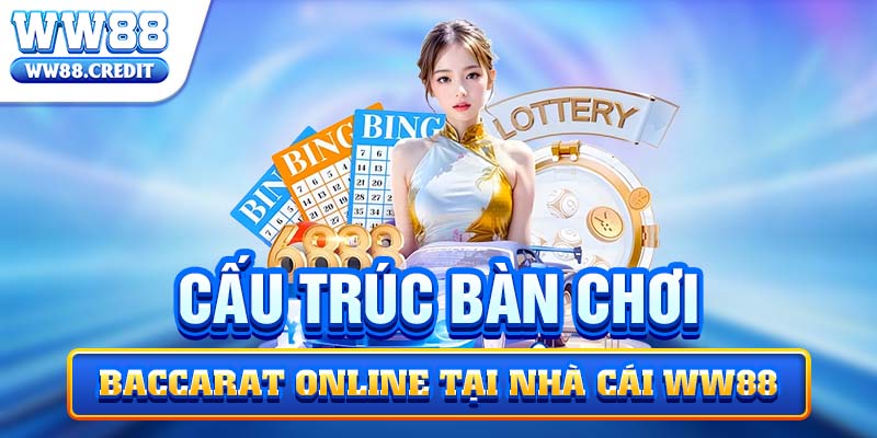 Cấu trúc bàn chơi Baccarat Online tại nhà cái WW88